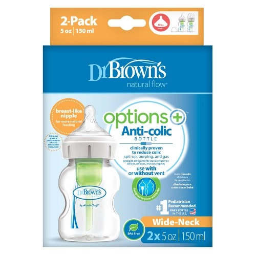 Шише Dr.Browns Wide-Neck Options+ 2 бр. 150ml | P84287