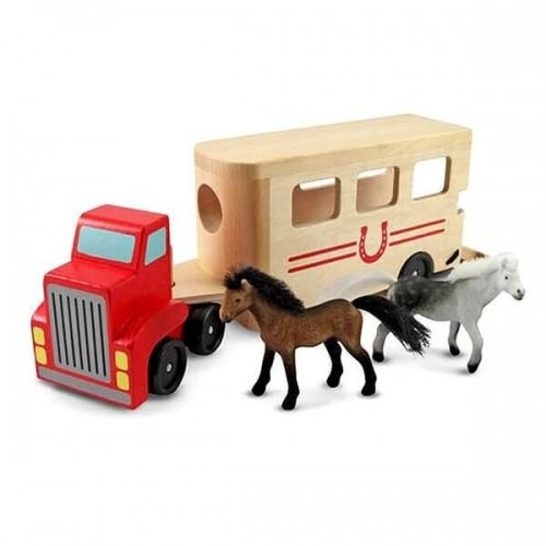 Детски дървен камион с кончета Melissa and Doug | P85588