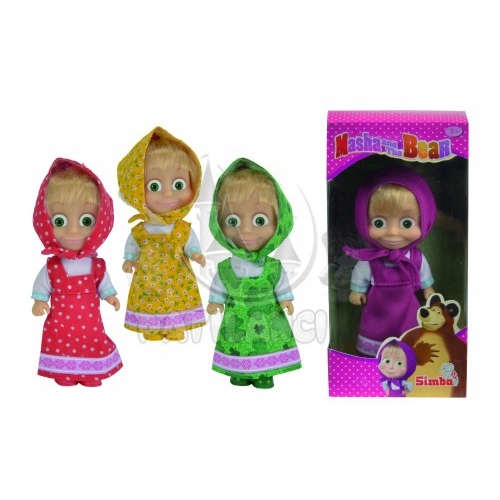 Кукла Маша с различни облекла Simba Маша и Мечока | P21843