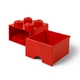 Кутия - чекмедже 4 LEGO ЧЕРВЕН  - 3