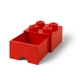 Кутия - чекмедже 4 LEGO ЧЕРВЕН  - 1