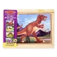 Детски дървен пъзел Melissa and Doug 4 в 1 Динозаври  - 1