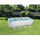 Правоъгълен сглобяем басейн Bestway Power Steel  488х244х122см.  - 2