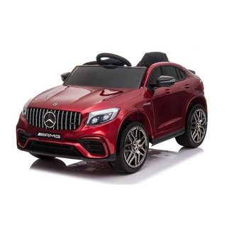 Детски акумулаторен джип Mercedes GLC 63 S AMG металик червен