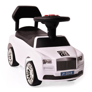 Детска кола за бутане Moni Baron бяла