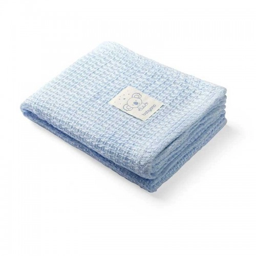 Детско плетено одеяло BabyOno BAMBOO blue 75х100 cм | P87020