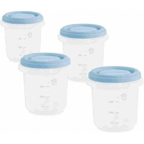 Детски комплект 4 контейнера Miniland светло син | P87177