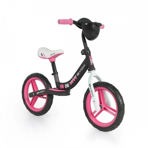 Детски балансиращ велосипед Zig Zag розов | P87490
