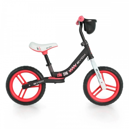 Детски балансиращ велосипед Zig Zag червен | P87492