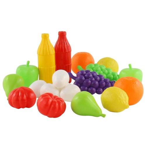 Детски комплект плодове и зеленчуци 19 ел. Polesie Toys | P87653