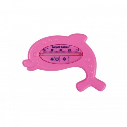 Детски термометър за баня Canpol делфинче розов | P87996