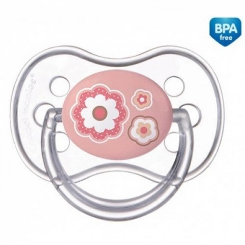 Бебешка залъгалка със симетрична форма 6-18 Newborn Baby розова | P88080
