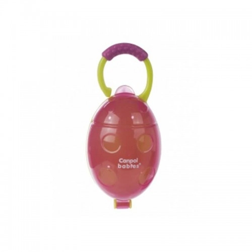 Овална кутийка за бебешки залъгалки Canpol Ladybird розова | P88096