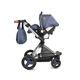 Бебешки стол-кошница за кола (0-13kg) Moni Veyron дънки  - 3