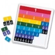 Детска игра Learning Resources Rainbow Fraction Tiles with Tray  - 1