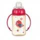 Детска чаша със силиконов накрайник и дръжки Canpol червена 