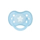 Бебешка силиконова залъгалка със симетрична форма Pastelove синя 