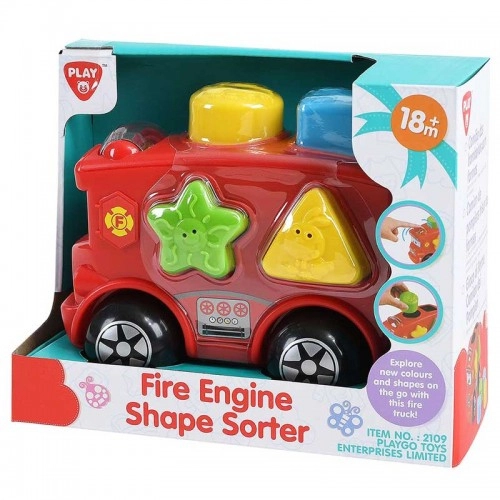Детска игра PlayGo Fire Engine сортиране по форми | P88349