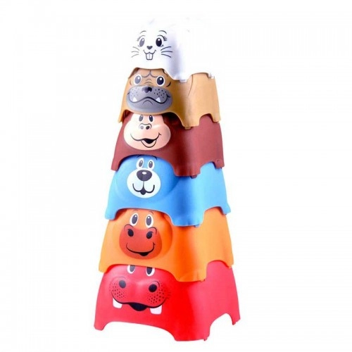 Детска игра PlayGo Mini Bossi Animal Party Stacker за натрупване | P88354