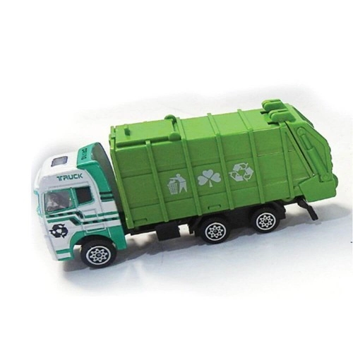 Детски камион за боклук City Simulator зелен | P88441