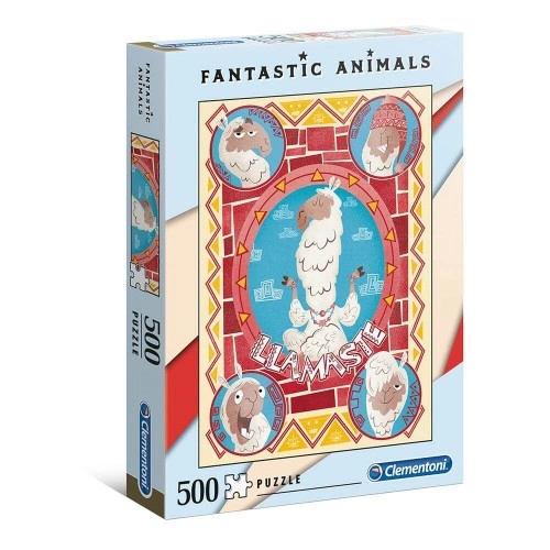 Детски пъзел Clementoni Fantastic Animals Лама 500ч. | P88471