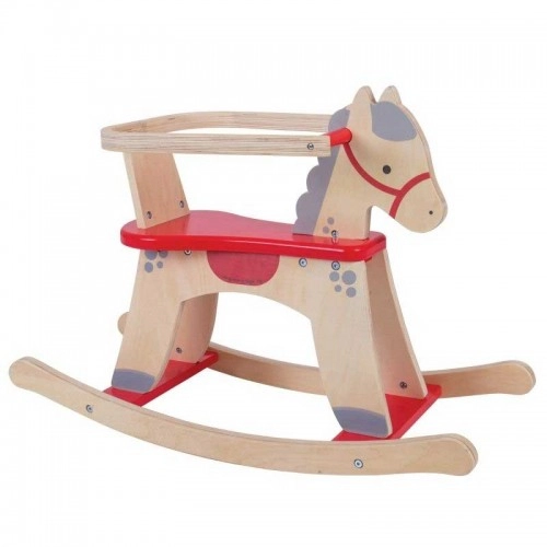 Детска дървена играчка BigJigs Rocking Horse Конче-люлка | P88628