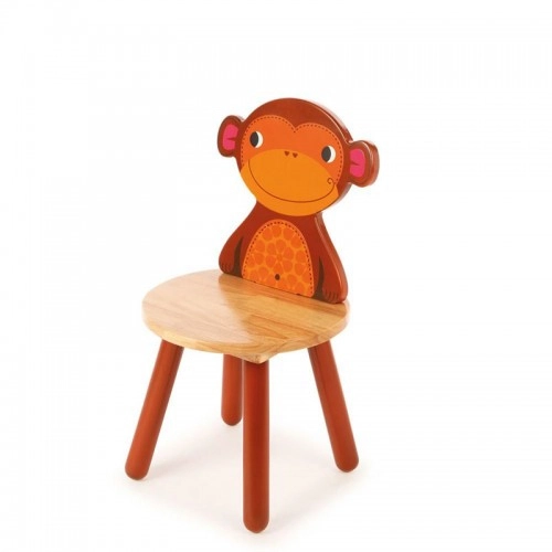Детски дървен стол BigJigs Monkey Chair Маймунка | P88669