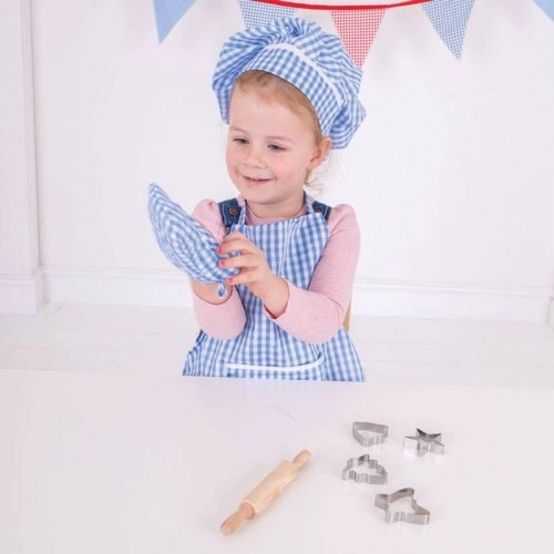 Детски комплект за игра BigJigs Blue Chef’s Set За готвача | P88676