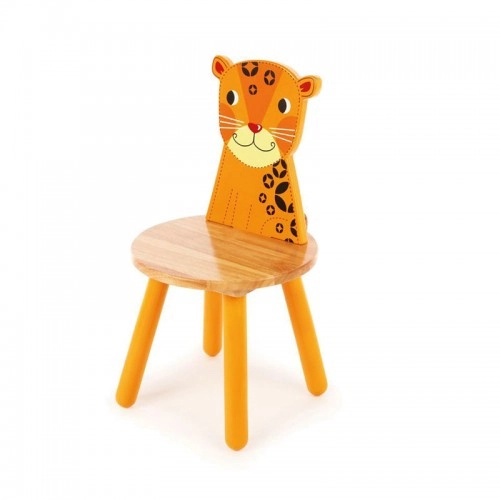 Детски дървен стол BigJigs Leopard Chair Леопардче  - 1