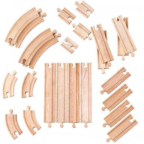 Детска дървена играчка BigJigs Curves & Straights Expansion Pack | P88694