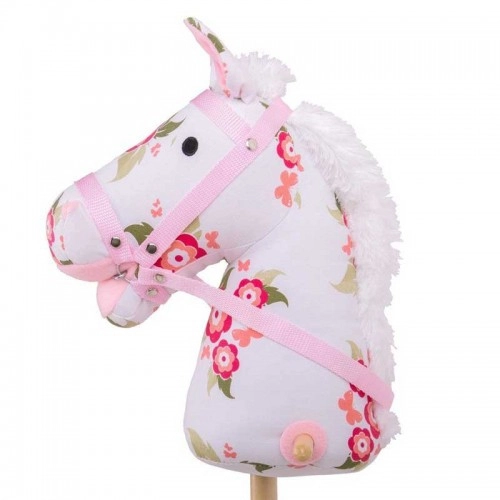 Детска дървена играчка BigJigs Floral Hobby Horse | P88712