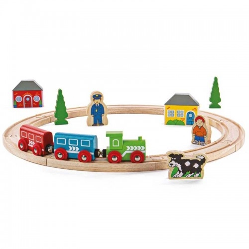 Детска дървена играчка BigJigs My First Train Set | P88852