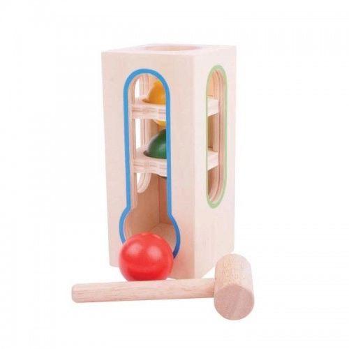 Детска дървена играчка BigJigs Ball Fall Падащи топчета | P88880
