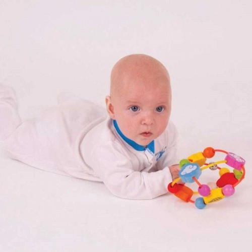 Детска дървена играчка BigJigs Activity Ball Топка за активност | P88900