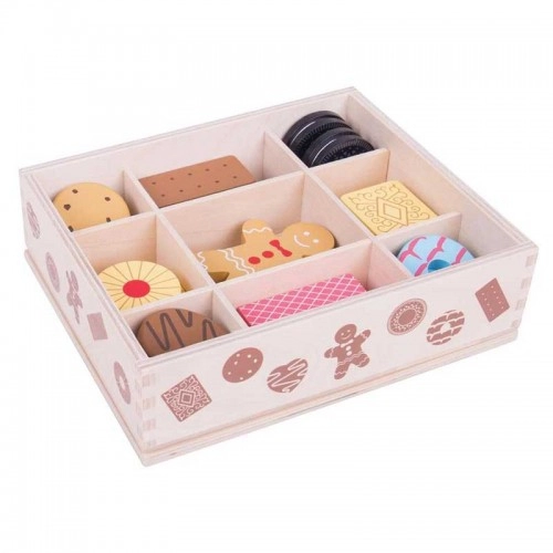 Детска дървена играчка BigJigs Biscuit Box Кутия с бисквити | P88917