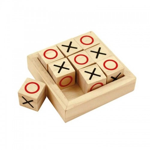 Детска дървена игра BigJigs Mini Noughts and Crosses | P88931