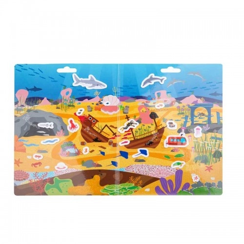 Детска книга със стикери BigJigs Aquatic Adventure | P89013