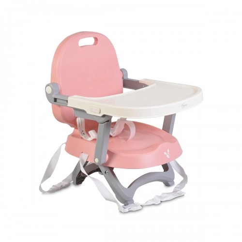 Детски повдигащ стол за хранене Papaya розов | P89056