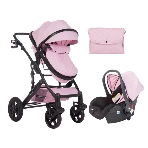 Бебешка комбинирана количка 3 в 1 KikkaBoo Darling Pink 2020 | P89063