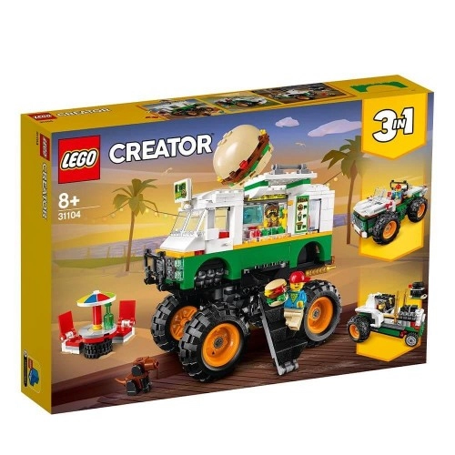 Детски конструктор Камион чудовище за хамбургери LEGO Creator | P89163