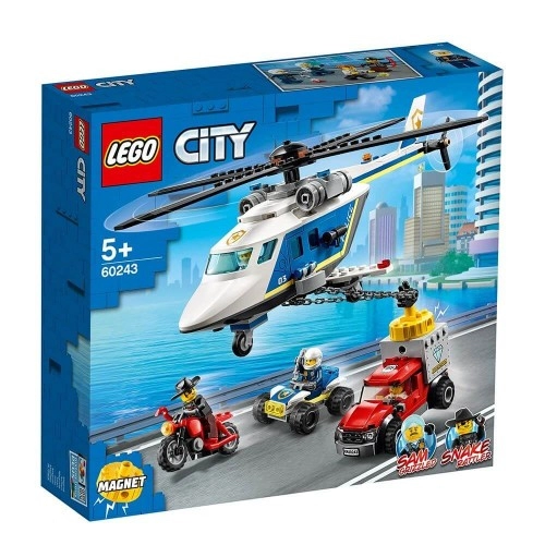 Детски конструктор Полицейско преследване с хеликоптер LEGO City | P89215