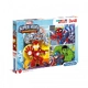 Детски суперцветен пъзел Clementoni Marvel Super Hero 3x48 pcs  - 1