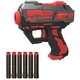 Детски мини пистолет с 6 бр. меки стрели Ocie Red Guns  - 2