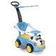 Детска кола за бутане с дръжка Moni Panda синя  - 1