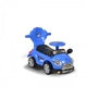 Детска кола за бутане с дръжка Moni Paradise синя  - 4