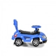 Детска кола за бутане с дръжка Moni Paradise синя  - 6
