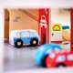 Детска дървена играчка BigJigs Park & Play Garage  - 5