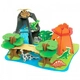 Детска дървена игра BigJigs Heritage Playset Dino Island  - 1