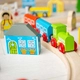 Детска дървена играчка BigJigs Town and Country Train Set  - 6