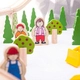 Детска дървена играчка BigJigs Mountain Railway Set  - 4